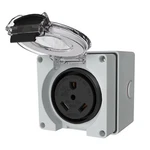 Starelo 30AMP Rv Power Outlet Box,nema TT-30R Receptacle 125VOLT,OUTDOOR Grey. Fixed Price $37.35.
