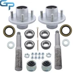 Set Of 2 With On 4" Bolt Idler 1" Hub Round BT8 Spindle For Trailer Axle Kits. Fixed Price $51.82.