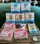 Aladdin Orbex Bar-buoy Drink Holders Model 500 W/xtra Clips Boat Bike Car Mug-. Fixed Price $100.00.