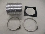 Contoure Dryer Vent Kit Silver & Black DE-1350B Camper. Fixed Price $19.95.