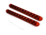 Two 15" Inch Slimline Led Stop Turn Tail Lights Red Flatbed Trailer Rv. Fixed Price $35.20.