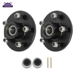 2 Sets Trailer Hub Kit On 4.5", Axle For 3500 Lbs Lug. Fixed Price $54.50.