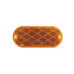 (2 Pack) United Pacific 30711 Sealed 4" X 2" Oval Quick Mount Reflector, Amber. Fixed Price $14.50.