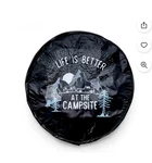 Camco "life Better At The Campsite" - 29" Rv Spare Tire Cover Sunrise. Fixed Price $19.50.