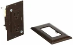 Rv Designer S815 Self Contained Dual Outlet Brown With Cover Plate 125V Ac. Fixed Price $37.29.