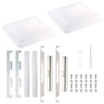 Camper Vent Lid Replacement 2 Pack 14 X White Metal Hinges. Fixed Price $51.99.