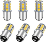 6-PACK 1076 Led Bulb For Rv, 1142 1004 BA15D Warm White Replacement 12V. Fixed Price $19.30.
