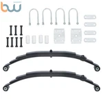 For 3500LB Single Trailer Axle Suspension Kit 4 Leaf Spring & Shackle/u Bolt. Fixed Price $79.28.