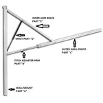 Dometic 9100/9200 Power Rv Awning Arm 29-1/2" Cgs Gas Spring Strut Shock. Fixed Price $19.99.
