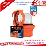 Camco Rhino Clear Rv Sewer Hose Elbow With 4-IN-1 Adapter Orange (39736), New. Fixed Price $30.99.