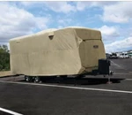Adco Rv Travel Trailer Motorhome Storage Lot Cover - Fits 31' 7" 34' Tan. Fixed Price $454.99.