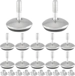 Bivethoi 12 Pack M6 Swivel Furniture Leveling Feet, (1-3/16 Inch), Silver. Fixed Price $14.51.