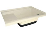 Icon 00475 TU500 Rh-cw Sit Step Rv Bath Tub W/right Hand Drain Colonial White. Fixed Price $255.01.