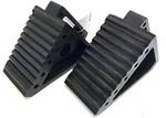 Maxxhaul 70472 Solid Rubber Heavy Duty Black Wheel Chock 2-PACK, 8" 4" 6". Fixed Price $22.77.
