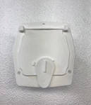 Rv Square Electrical Cable Hatch Back, White. Fixed Price $14.95.
