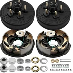 3,500 Lbs Trailer Axle Electric Brake Kit Self-adjusting Hub & Drum 5-4.5". Fixed Price $225.55.
