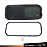 Rv Window Horizontal Sliding 36 Width 14 Height Black W/ Trim Ring. Fixed Price $91.06.