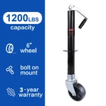 1200LBS Trailer Tongue Jack W/wheel Heavy Duty Adjustable Swing-up Swivel. Fixed Price $49.46.