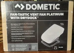Dometic Fan-tastic Vent Platinum Rv Roof With Drydock Black FA95. Fixed Price $300.00.