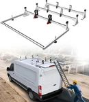 Melipron Van Roof Ladder Rack W/ 36" Rear Roller Ford Transit 150 250 350. Fixed Price $359.00.