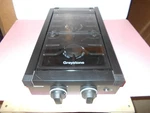 *greystone Cooktop Burner Black With Glass Cover GGH12D2MA1B-BL Free Ship *5A*. Fixed Price $134.99.
