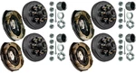 12" & Kit 7K (4) Self Adjust Brakes + Loaded Hubs F02057. Fixed Price $453.53.