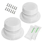 Luxlead Rv Vent Caps Replacement Kit For 1 To 23/8 In Pipe White, 2PACK. Fixed Price $21.41.