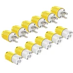 Rvguard Extension Cord Ends And Female Plug, 5-15P/R 6 Pack, Yellow. Fixed Price $31.21.