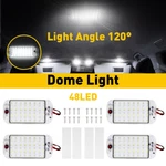 4X 48LED Interior Dome Light Ceiling Clear Lens For Car Boat Camper Trailer Rv. Fixed Price $17.57.