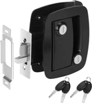 Welluck Rv Entry Door Lock With Paddle Deadbolt, 100% Metal Camper Black. Fixed Price $39.02.