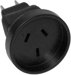 Prong Power Plug Adapter, Australia AS3112 Receptacle To Usa Nema 5-15P. Fixed Price $8.50.