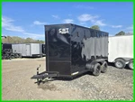2026 Covered Wagon Trailers 6X12 Tandem Axle 7K Enclosed With Ramp Doo. Fixed Price $5995.00.