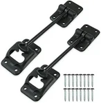 2-PACK Leisure Black Rv T-style Door Holder Catch 6" For Latch. Fixed Price $16.99.