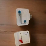Kohree Rv Travel Trailer/motorhome Lock Paddle Deadbolt White. Fixed Price $24.99.