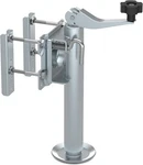 Swivel Bolt-on Trailer Jack, Stand, 10" Vertical Silver. Fixed Price $74.79.