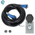 For 50AMP 30FT Rv Extension Cord + Power Inlet Box Combo Kit Twist Lock & Led. Fixed Price $119.43.