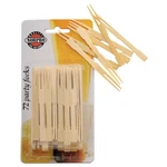 72 Ct Bamboo Wooden Party Forks Picks Cheese, Olives, Hors Oeuvres Etc.. Fixed Price $8.55.