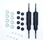 Pair Genuine Dexter Double Sided Stud Pin Shock Absorber Leaf Suspension Rv. Fixed Price $166.44.