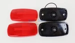 2 -red Marker Clearance Light Incandescent Rv Trailer Truck Black Base Free Ship. Fixed Price $8.99.
