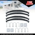 7000LBS Tandem Trailer Axle Suspension Kit 6 Leaves 3500LBS Spring/u-bolt. Fixed Price $180.52.