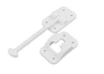Jr Products 10444 6 Inch T-style Door Holder Polar White. Fixed Price $12.99.