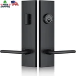 Matte-black Front Door Handle Modern Entry Lock Set With Deadbolt,exterio. Fixed Price $109.18.