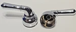 2 Piece - Empire Brass Dura Teapot Faucet Lever Handles, Chrome Plated. Fixed Price $19.95.