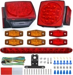 Nilight Led Trailer Kit Square Stop Turn Tail Bundle. Fixed Price $76.99.