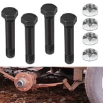 Johntruck 4 Pack 9/16"-18 X 3" Trailer Leaf Spring Shackle Bolts W/ Lock Nuts. Fixed Price $23.99.