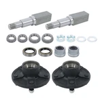 Labwork On Trailer Hub Kit And W/ Bearing 8.25' Square #84 Spindle. Fixed Price $99.65.