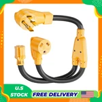Rv Amp To And Splitter, Nema 14-50P TT-30R & 5-15R Y-adapt. Fixed Price $58.25.