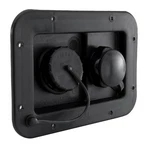 Recpro Rv City Water Fill And Gravity Hatch Combo Black White. Fixed Price $47.95.