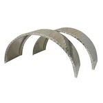 Vintage Technologies Aluminum Diamond Plate Trailer Fenders Set Of 2 Made Usa. Fixed Price $134.99.