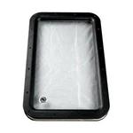 Lippert 12X21 Inch Black Rv Entry Door Window Frame With Seal Easy Install. Fixed Price $81.69.